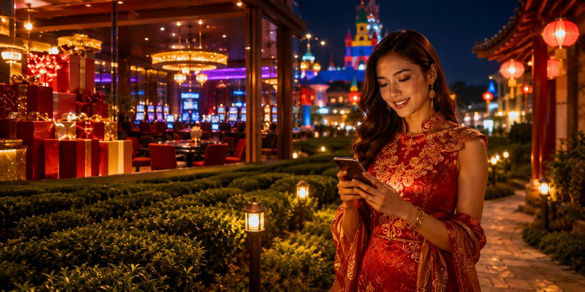 Pengguna Malaysia mengakses permainan jackpot melalui telefon pintar dengan antara muka mudah